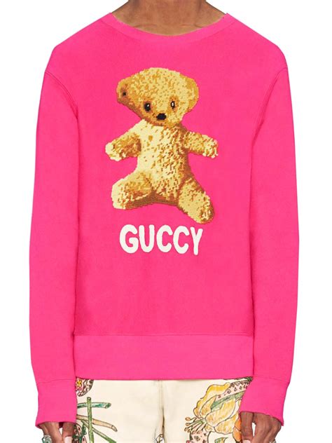 gucci teddy bear sweatshirt.